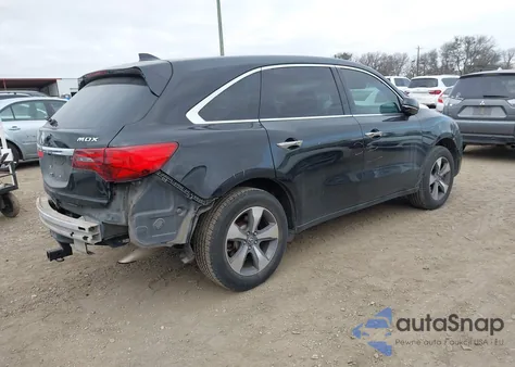 2014 Acura Mdx из США, поврежденный, VIN 5FRYD3H22EB017114